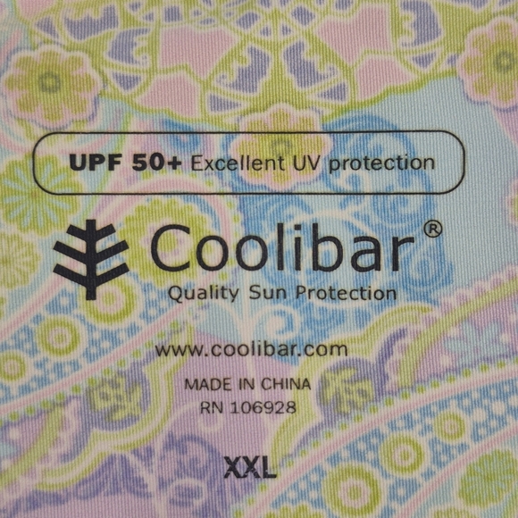Coolibar 2 pc Paisley Top Skort Set UPF 50+ Sun Protection - Size XXL  ** Flawed - Picture 7 of 15